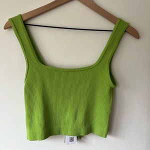 Zara ribbed seamless tank top